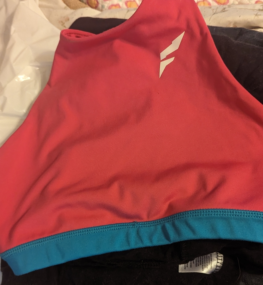 Flag nor Fail high neck sport bra